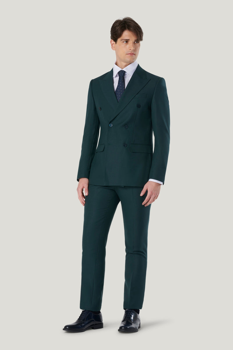 Giacca da abito doppiopetto VERDE Eleganza Sartoriale