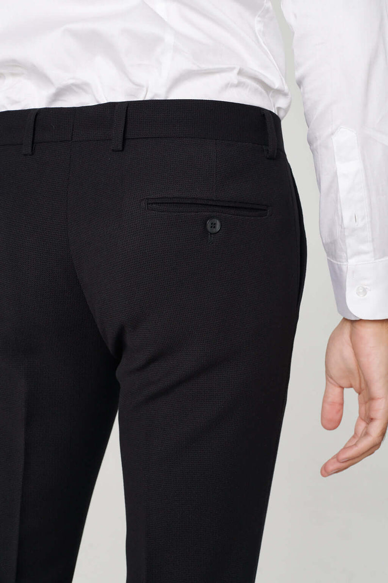Pantaloni Donna A Vita Alta In Tessuto A Nido D'Ape: Eleganti, Leggeri E Con Tasche (Taglie S-XXL)